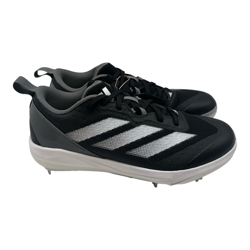 Adidas Adizero Instinct Softball‎ Cleats Womens Sz 8.5 Black White Shoes IH3470